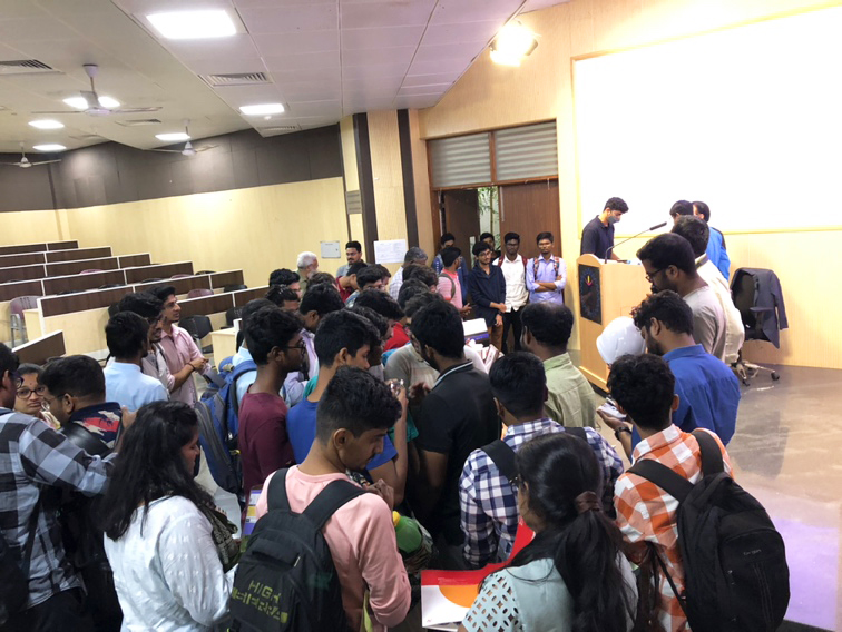 【社会貢献レポート】インド・チェンナイ市の大学での講演の画像