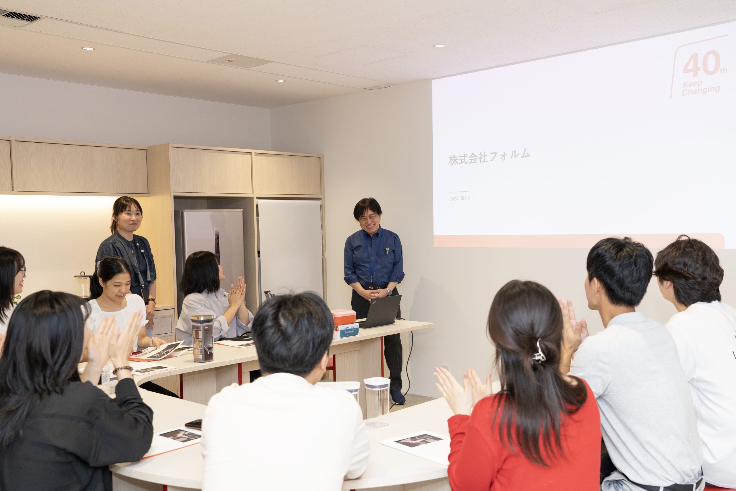 【国際交流】韓国訪問団の来社の画像